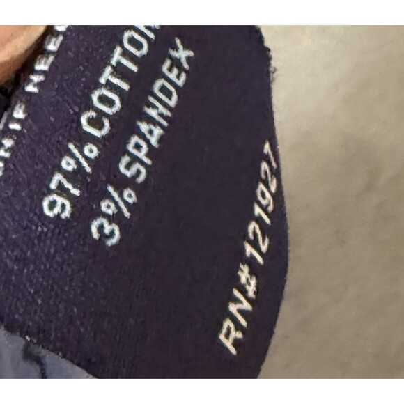 Johnnie O Shorts Mens Size 38 Blue Chino Flat Front Cotton Golf Preppy Spring - Picture 10 of 10